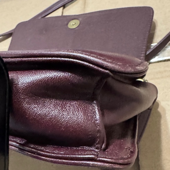 Etienne Aigner Dark Brown Leather Shoulder Bag - Picture 13 of 16